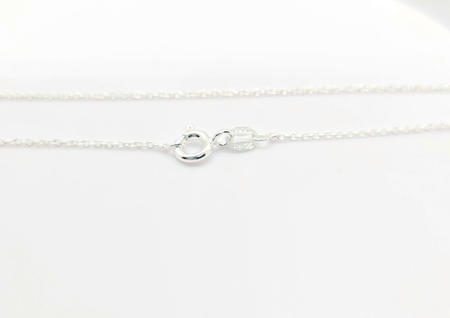 1.2 mm .925 Sterling Silver CABLE Chain 18" / 1 Piece
