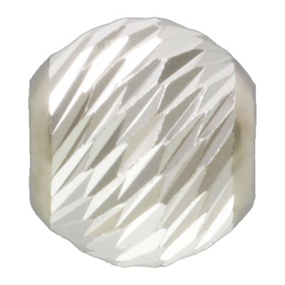3 mm .925 Sterling Silver Multi Cut Spacer Bead