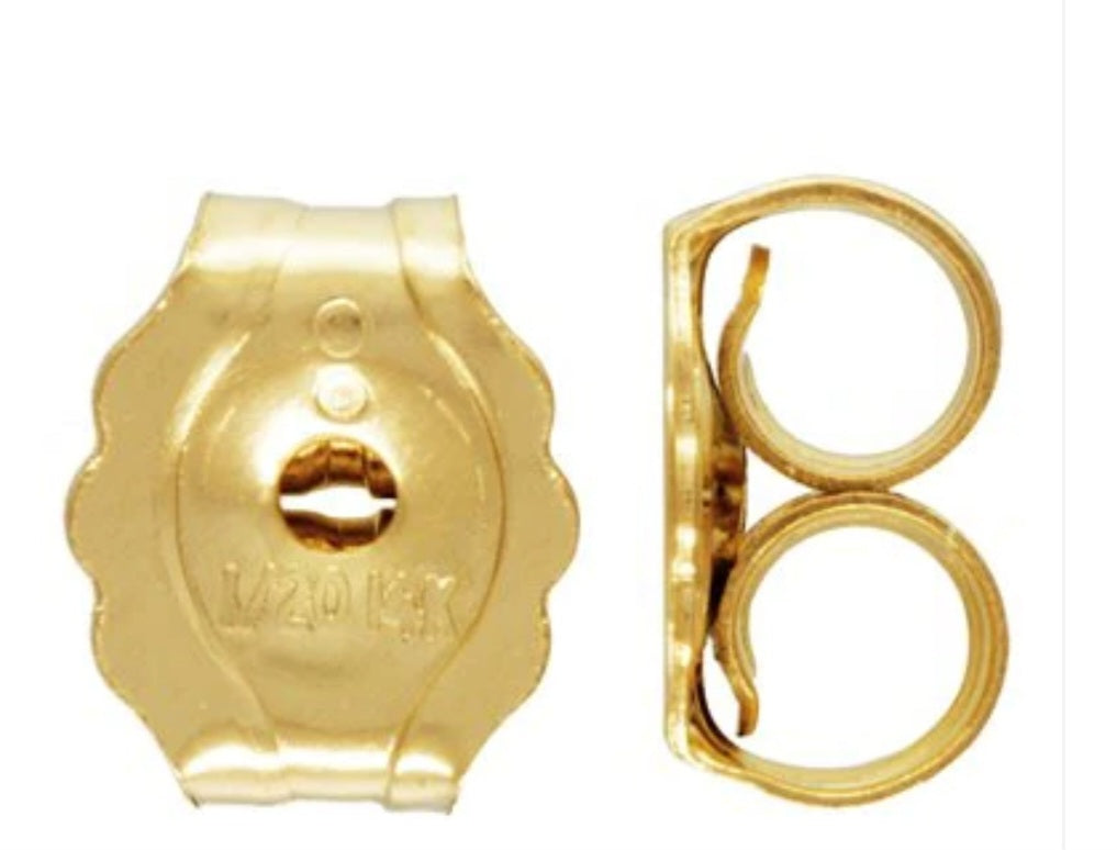 14K Gold Filled 4 mm Ball Stud with Open Ring