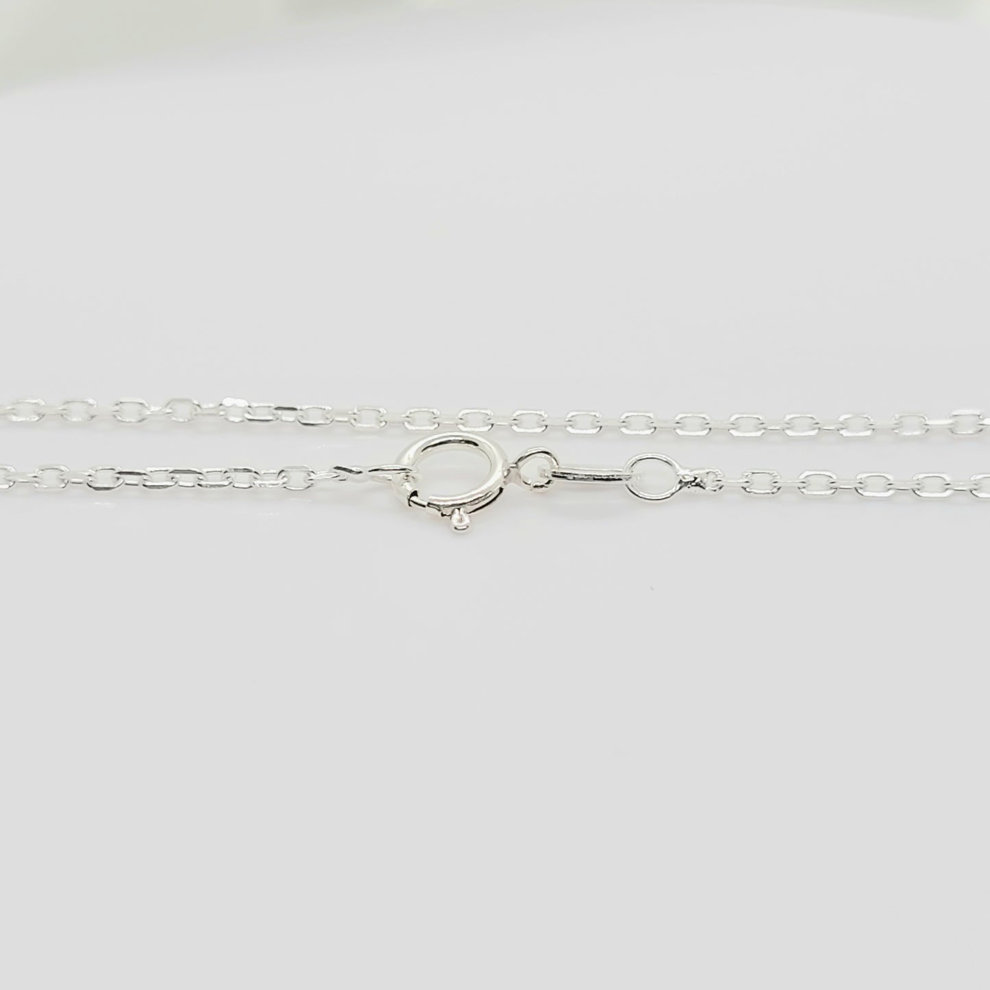 1 mm .925 Sterling Silver ANCHOR Chain 16" / 1 Piece
