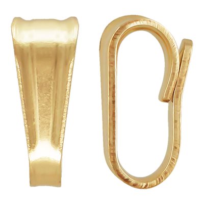 14K Gold Filled Petite Open Pendant Bail