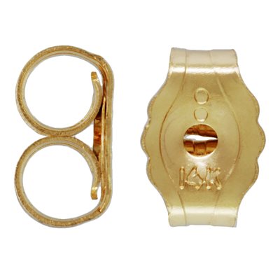 14K Gold Filled 3 mm CZ (Black) Stud Earring