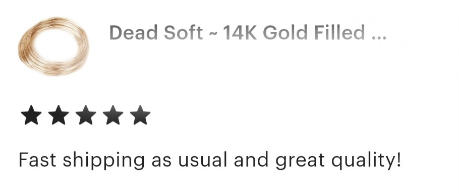 DEAD SOFT 14K Gold Filled Round Wire