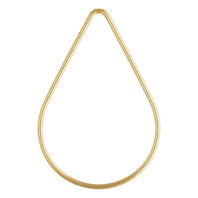 29 mm 14K Gold Filled Teardrop Connector