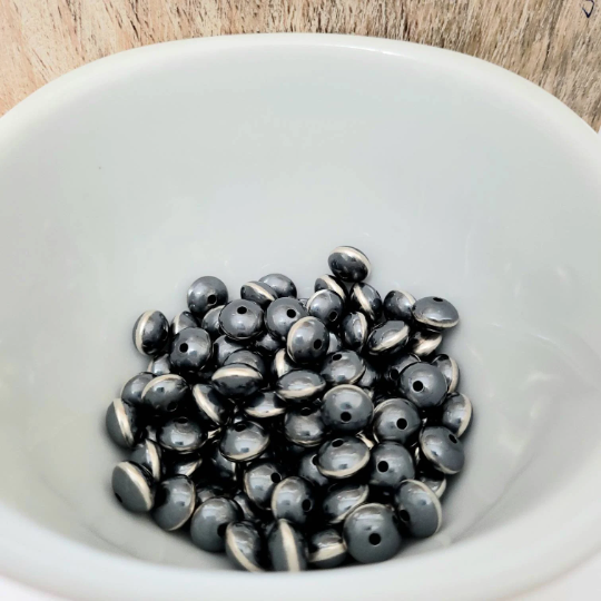 .925 Sterling Silver Navajo Saucer Bead