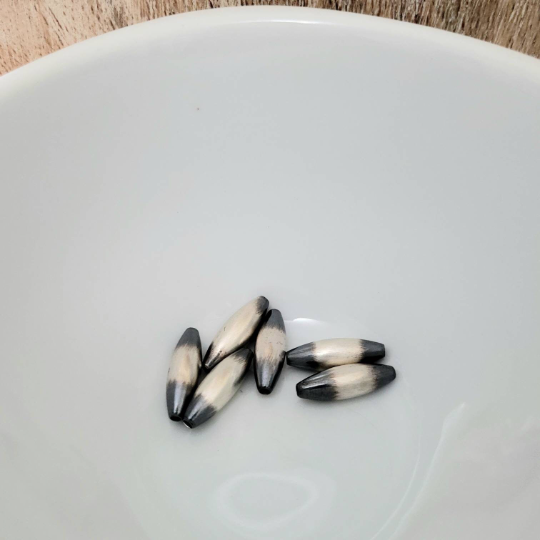 .925 Sterling Silver Navajo Torpedo Bead