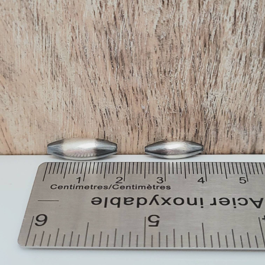 .925 Sterling Silver Navajo Torpedo Bead