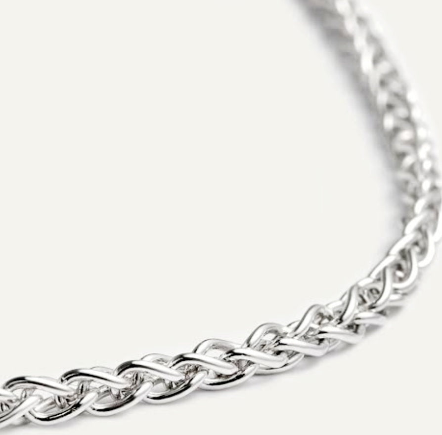 .925 Sterling Silver SPIGA Chain - 16" / 5 Pieces