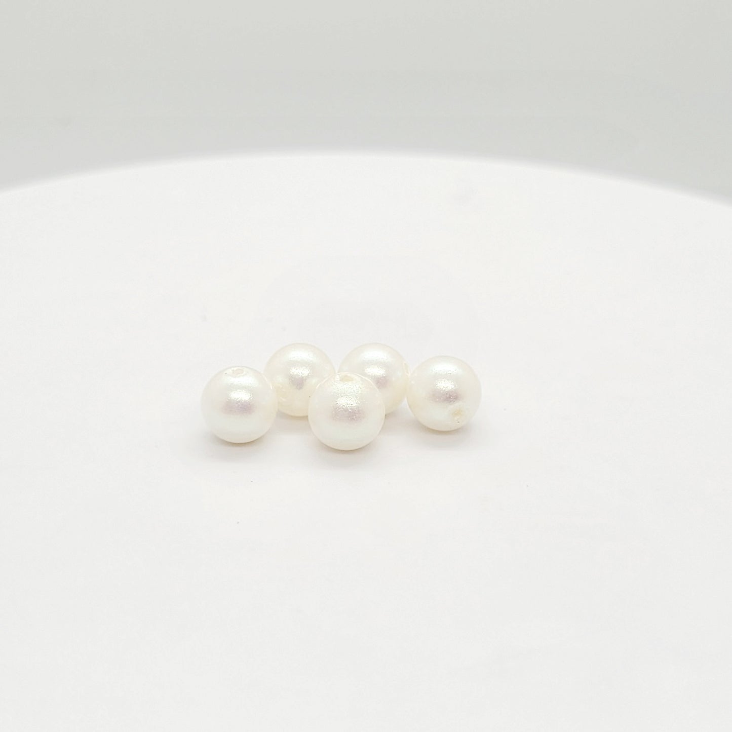 Preciosa Maxima Nacre Pearl - 6 mm Pearlescent White