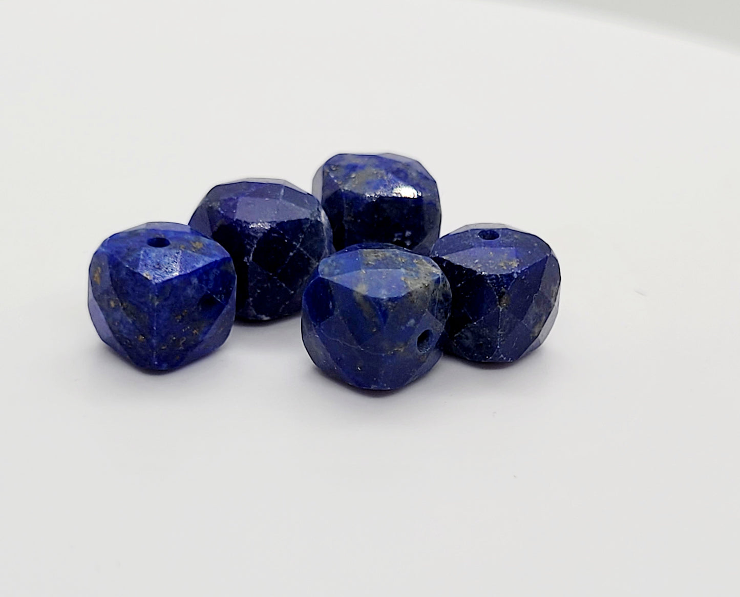8 mm Rounded Cube - Sodalite Gemstone