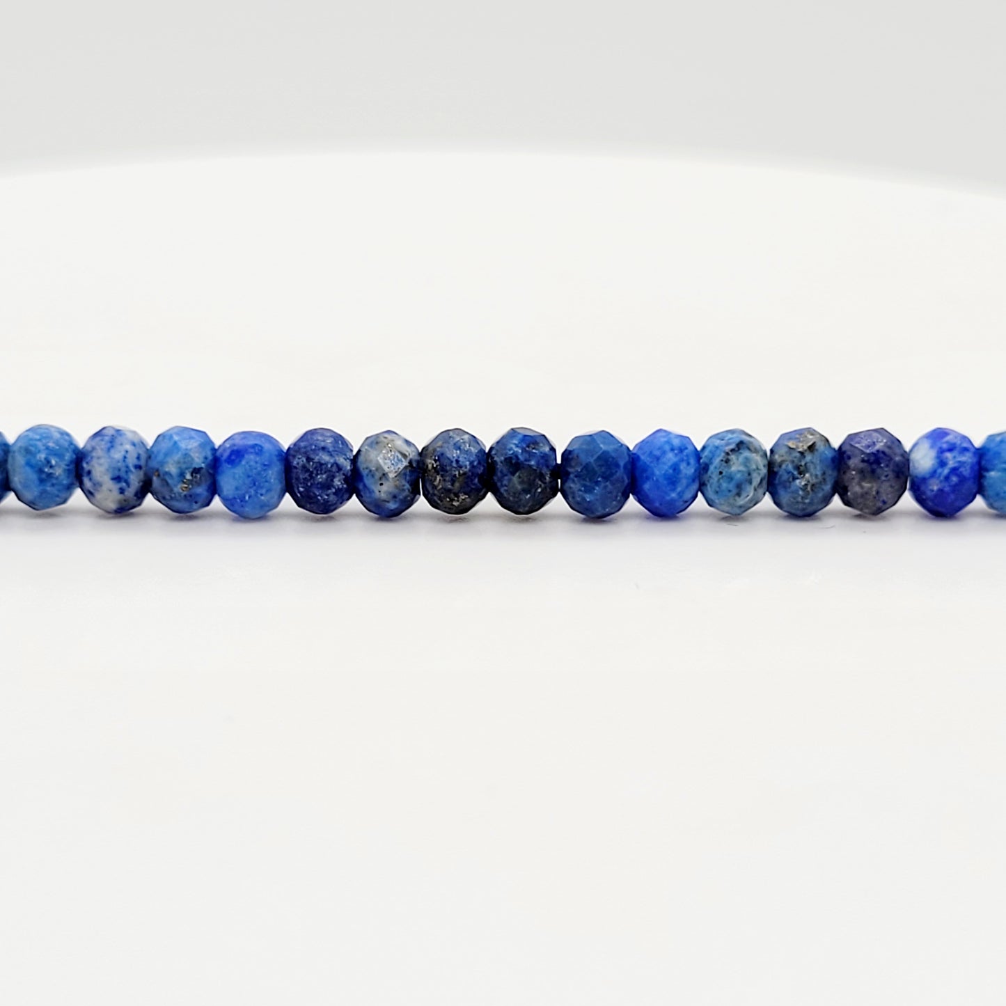 Lapis Lazuli Faceted Rondelle 4X3mm