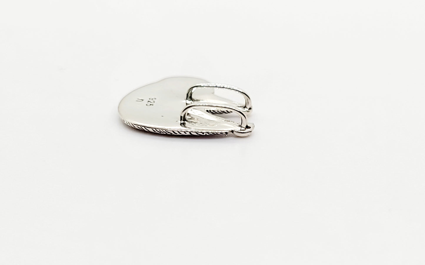 .925 Sterling Silver Sloth Pendant