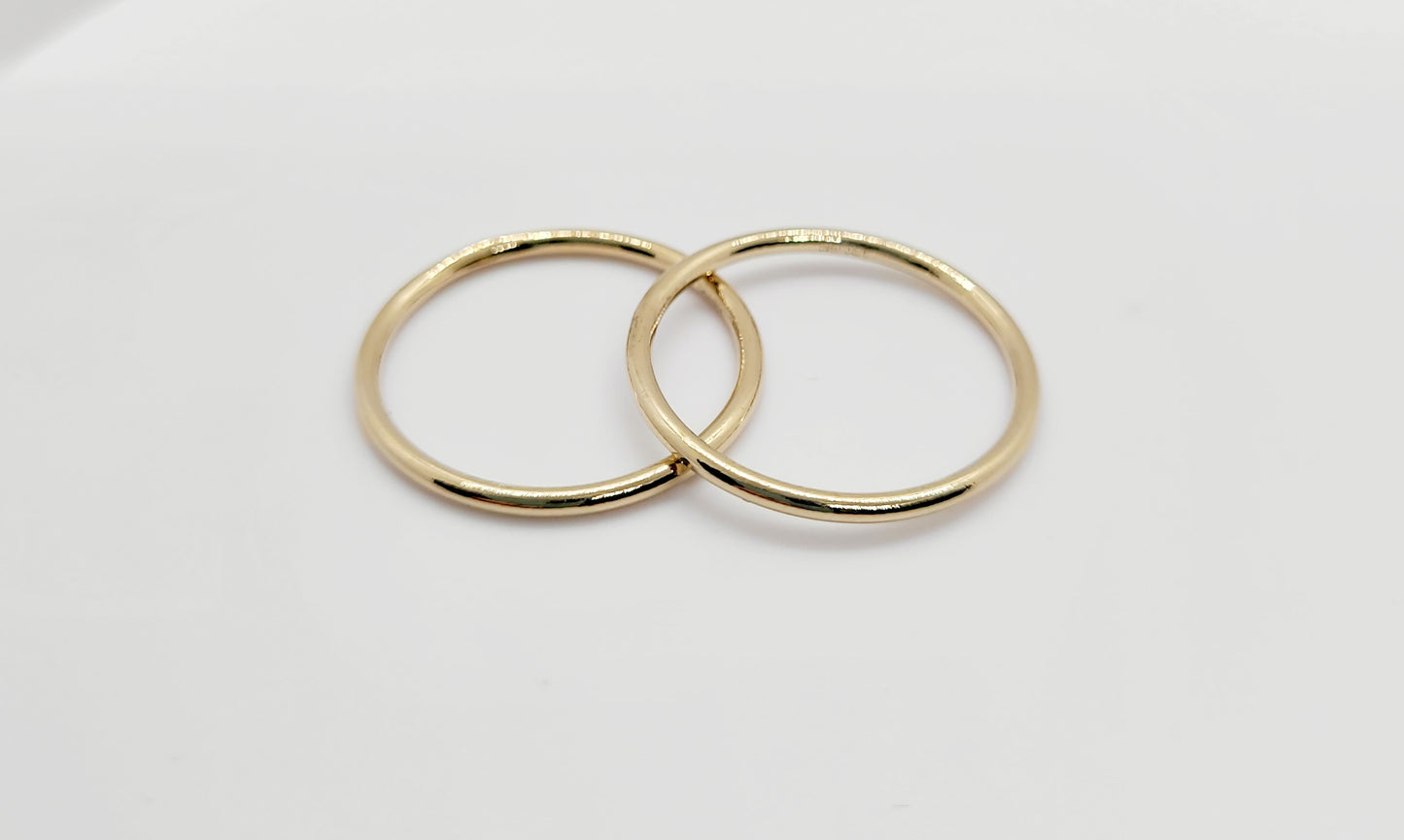 14K Gold Filled Ring 1.5 mm Size 9