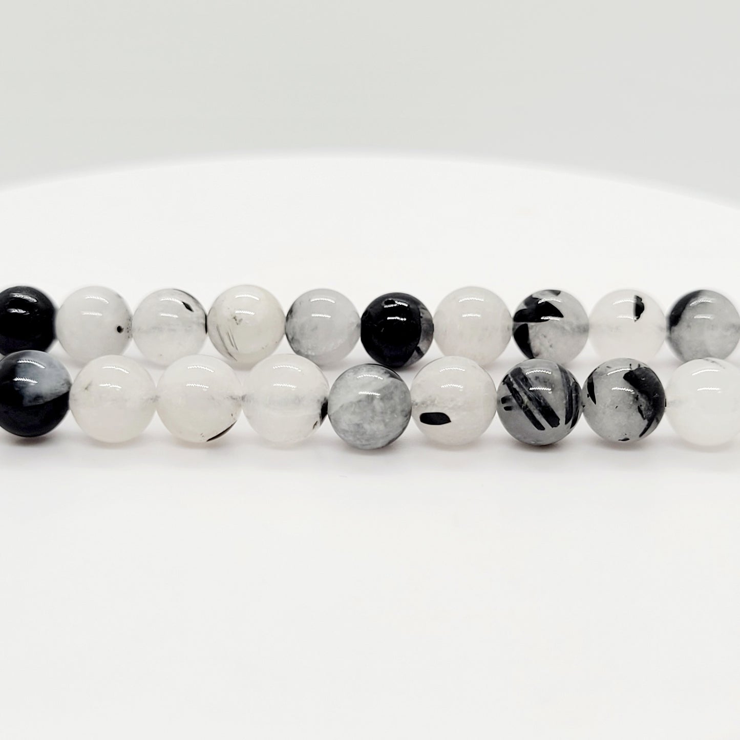 Quartz - Black Rutilated 6 mm