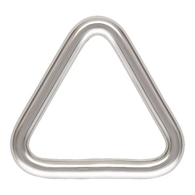 .925 Sterling Silver CLOSED Triangle / 10 Pieces
