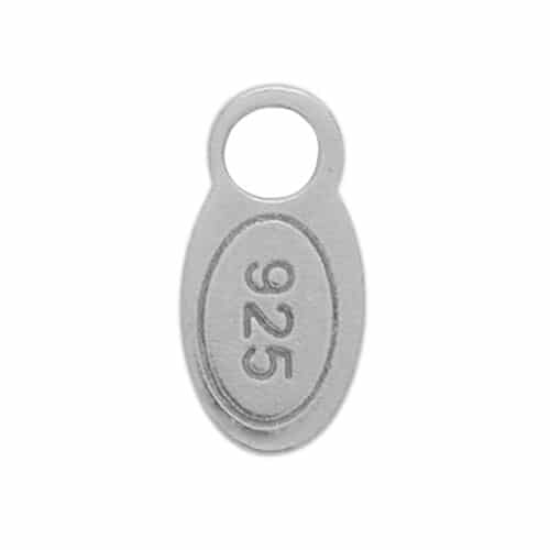 .925 Sterling Silver Quality Tag