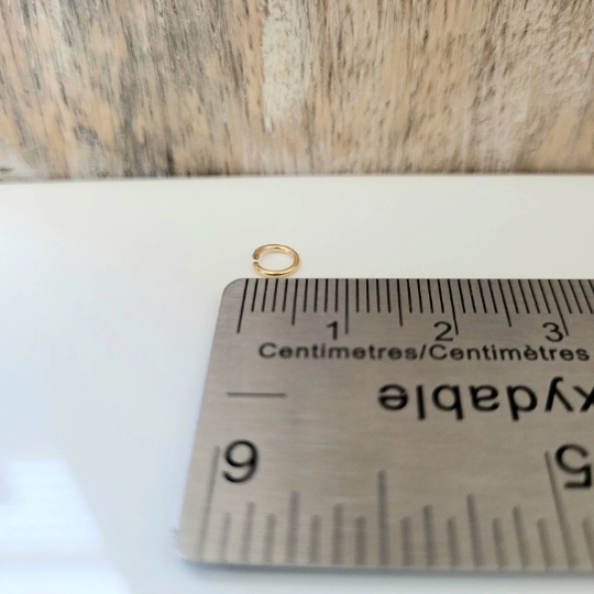 4 mm 20 Ga 14K Gold Filled Open Jump Ring