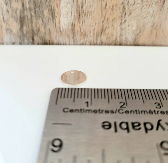 10 mm 20 Gauge .925 Sterling Silver Stamping Disc