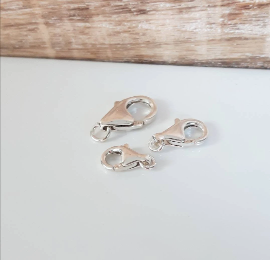 .925 Sterling Silver Pear Clasp