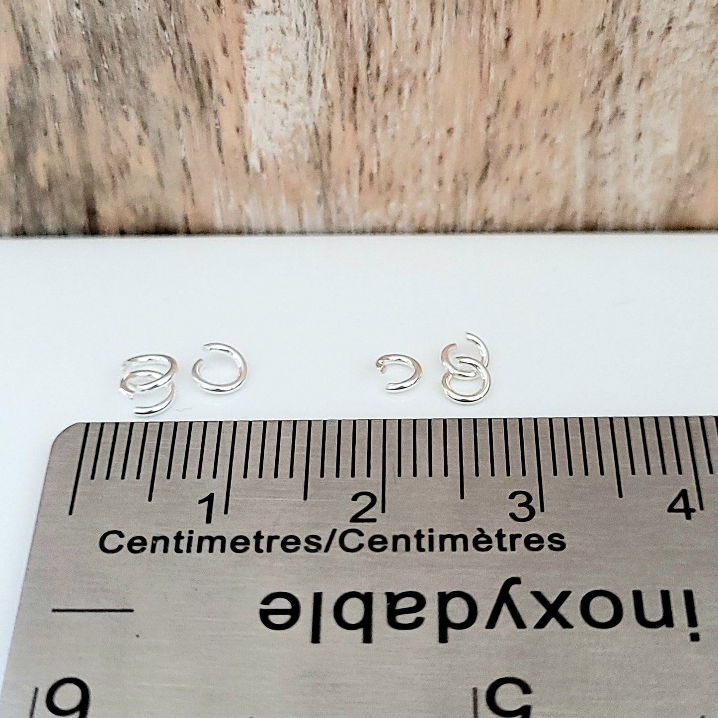 3.5 mm x .7 mm .925 Sterling Silver Open Jump Ring