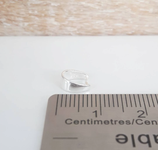 8 mm .925 Sterling Silver Pinch Bail
