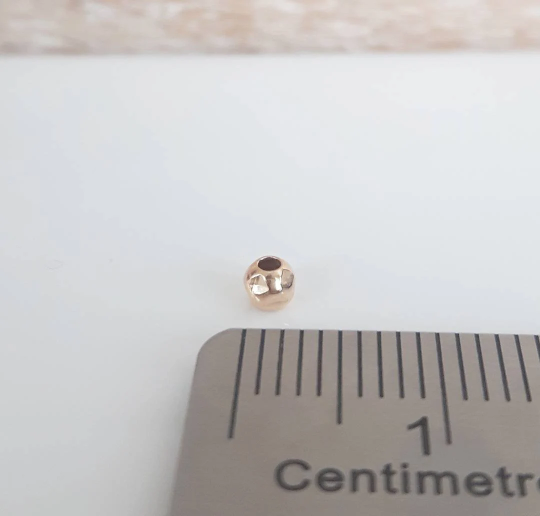 14K Gold Filled Hammered Bead