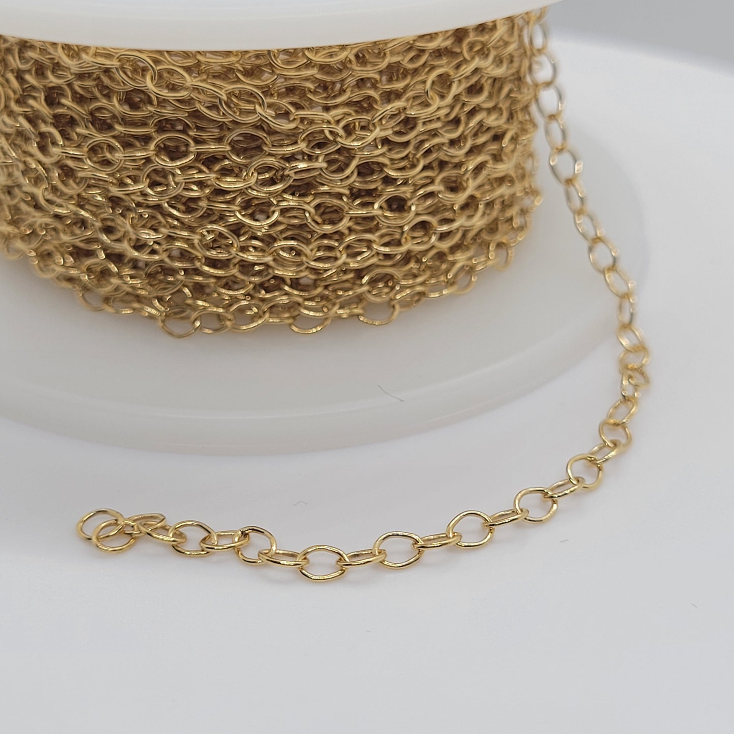 NEW 14K Gold Filled 2.6 mm x 3.5 mm CABLE Chain By The Foot