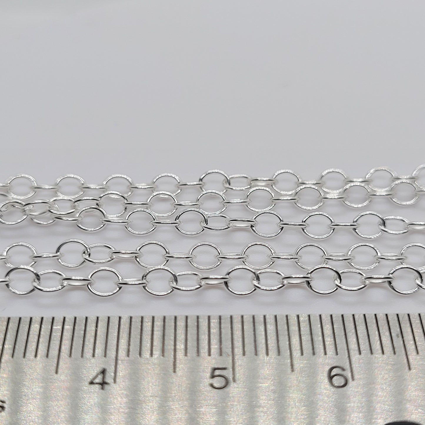 .925 Sterling Silver 3.6x3 CABLE Chain / By the Inch