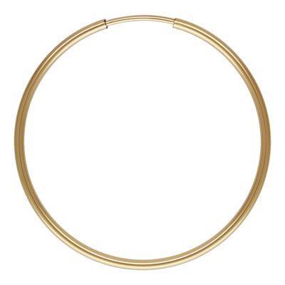 NEW 1 Pair 20 mm 14K Gold Filled Endless Hoops