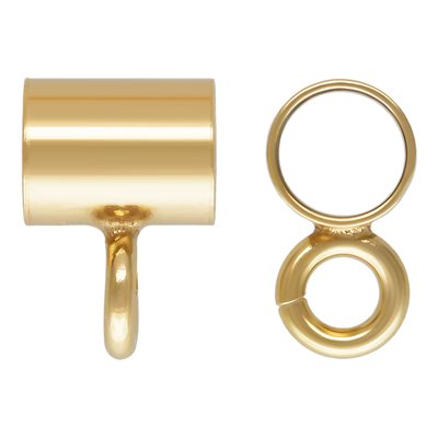 14K Gold Filled Tube Bail