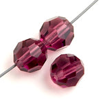 6 mm Round Faceted Preciosa Czech Crystal - as low as $0.25 ea