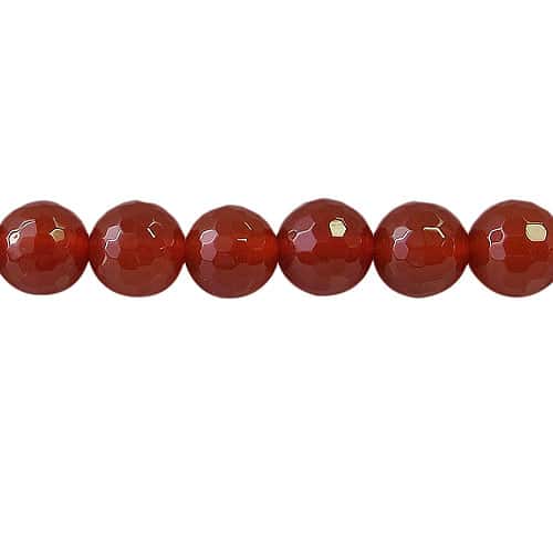 Carnelian (Faceted) 6mm 8mm 10mm