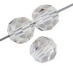 6 mm Round Faceted Preciosa Czech Crystal - as low as $0.25 ea