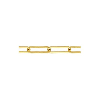 2 mm x 5.5 mm 14K Gold Filled Fine FLAT PAPERCLIP Chain / By The Inch