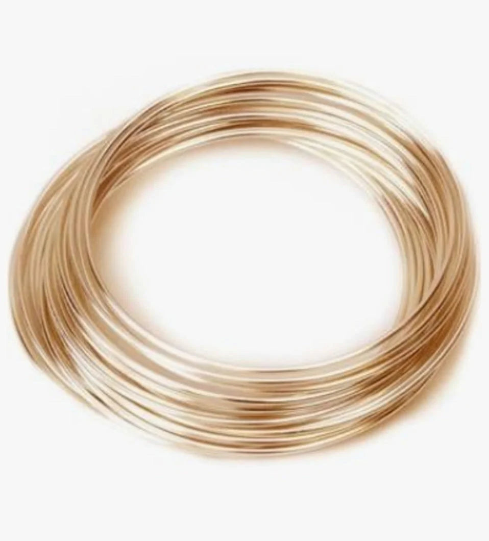 18 Gauge Half Hard 14K Gold Filled Round Wire 25% Off At Cart