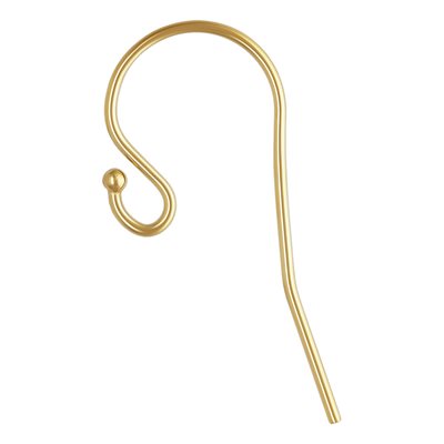 14K Gold Filled Ball Ear Wire