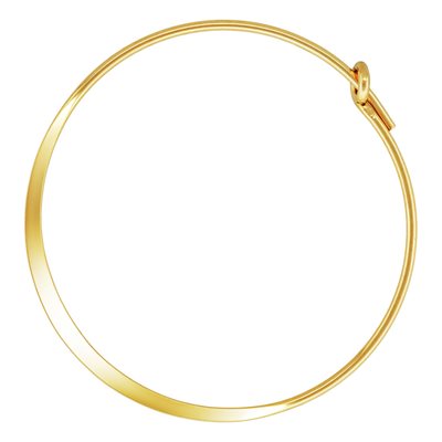 NEW 2 Pieces 14K Gold Filled 25 mm Hoop