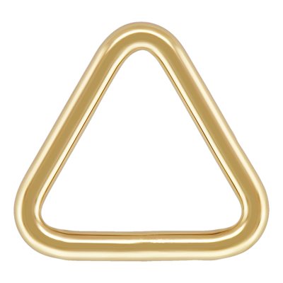 6 Pieces 14K Gold Filled CLOSED Triangle Jump Ring