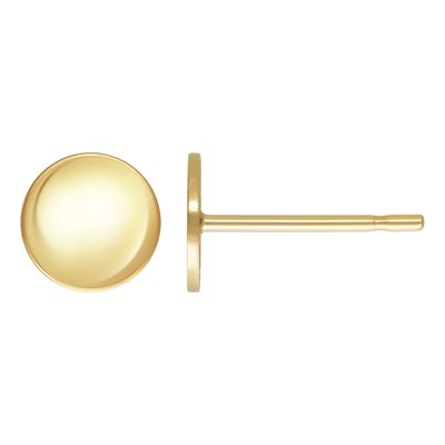 4 mm 14K Gold Filled Dot Stud Earrings
