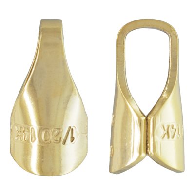 4 Pieces 14K Gold Filled End Cap