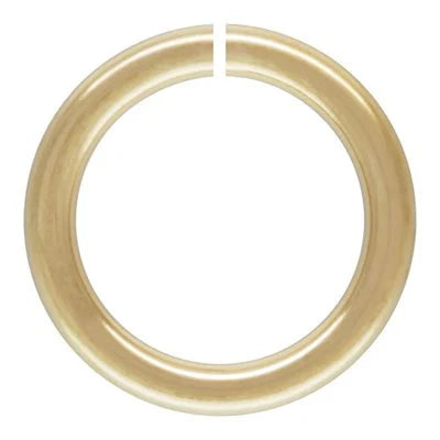 10 Pieces 5 mm 18 Ga 14K Gold Filled Open Jump Ring