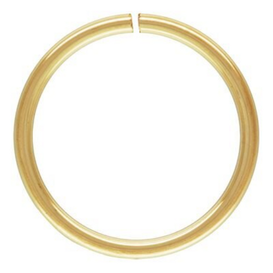 10 Pieces 4 mm 22 Ga Open 14K Gold Filled Jump Ring