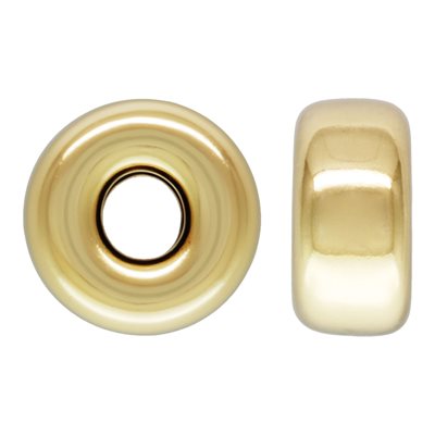 14K Gold Filled Rondelle Donut Bead