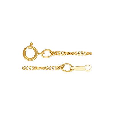 1.1 mm 14K Gold Filled SINGAPORE Chain 16" / 3 Pieces