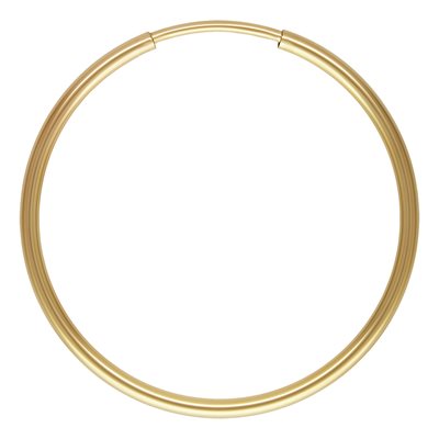 NEW 1 Pair 24 mm 14K Gold Filled Endless Hoops