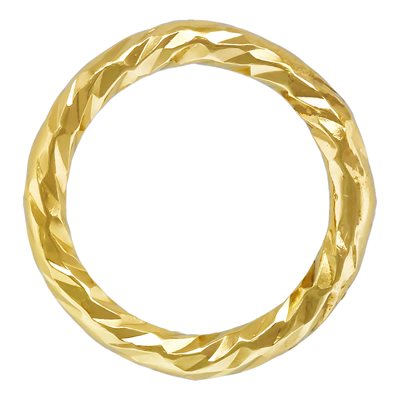 10 Pcs 14K Gold Filled Sparkle Closed 5 mm Jump Ring