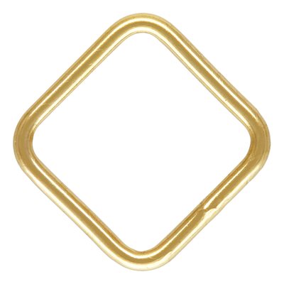 2 Pieces - 14K Gold Filled Square Connector