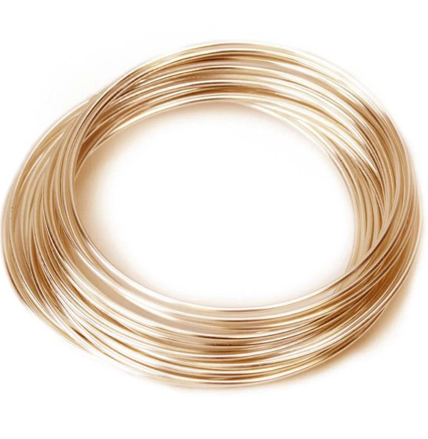 HALF HARD 14K Gold Filled Round Wire 20% Off At Cart