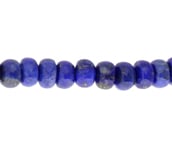 Lapis Rondelle 6mm