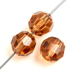 6 mm Round Faceted Preciosa Czech Crystal - as low as $0.25 ea